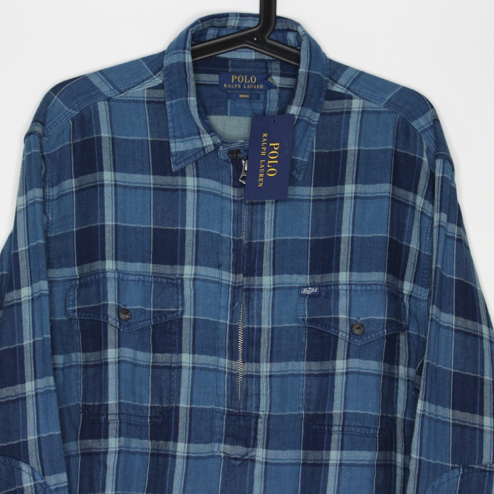 Polo Ralph Lauren Collection Talon Zip Shirt R1052 - Picture 2 of 7